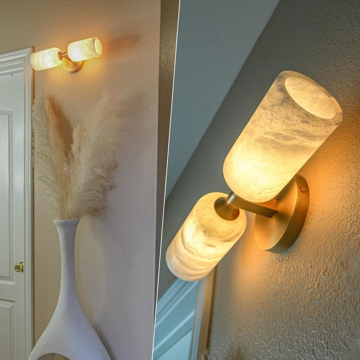 Monty Alabaster Linear Wall Sconce