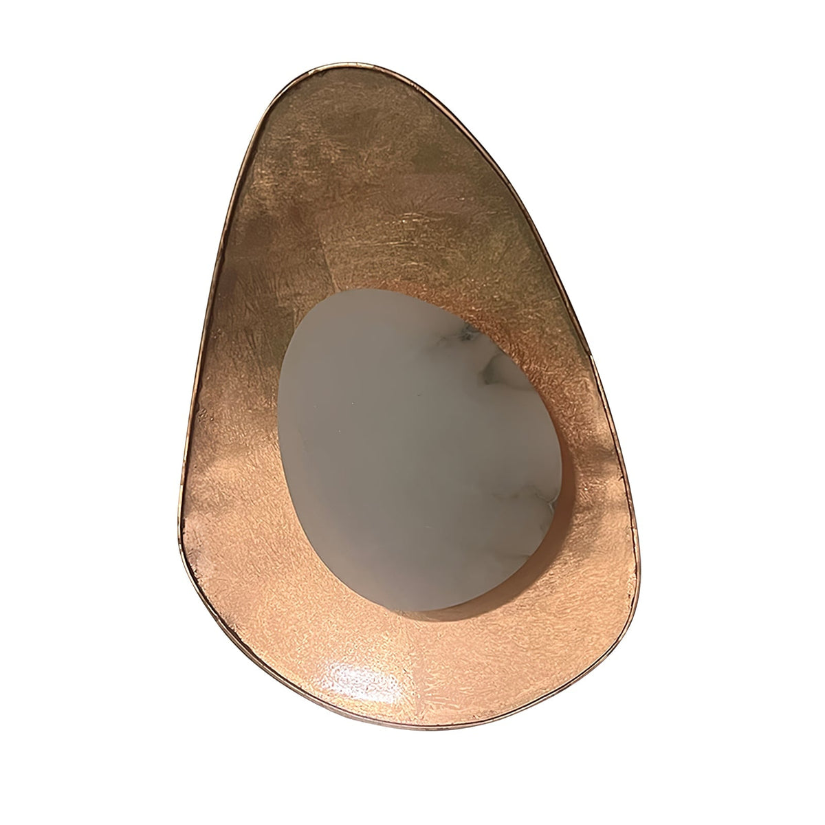 Organic Gilded Pebble Sconce