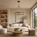 Pelta Round Chandelier 36“ 48" 60"D