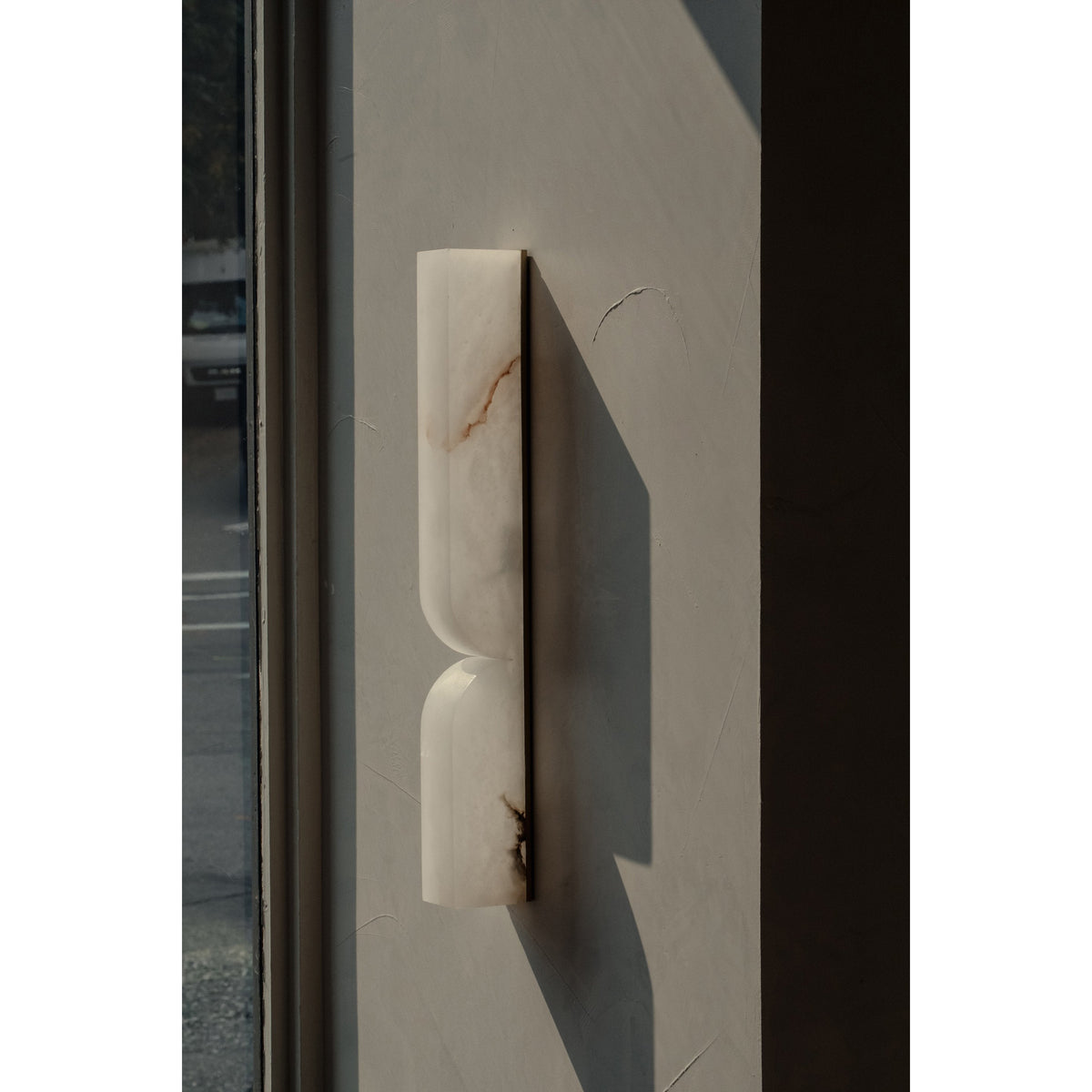 Rectangular Alabaster Wall Lamp