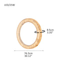 Round Circle Alabaster Marble Wall Light Fixture Mirror Sconce 30"40" - Oasislives