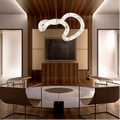 Ethereal Alabaster Chandelier 55"