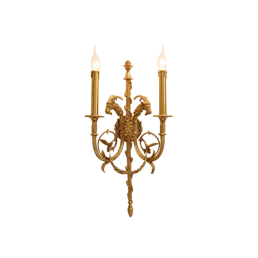 Lumetis Brass Wall Lamp