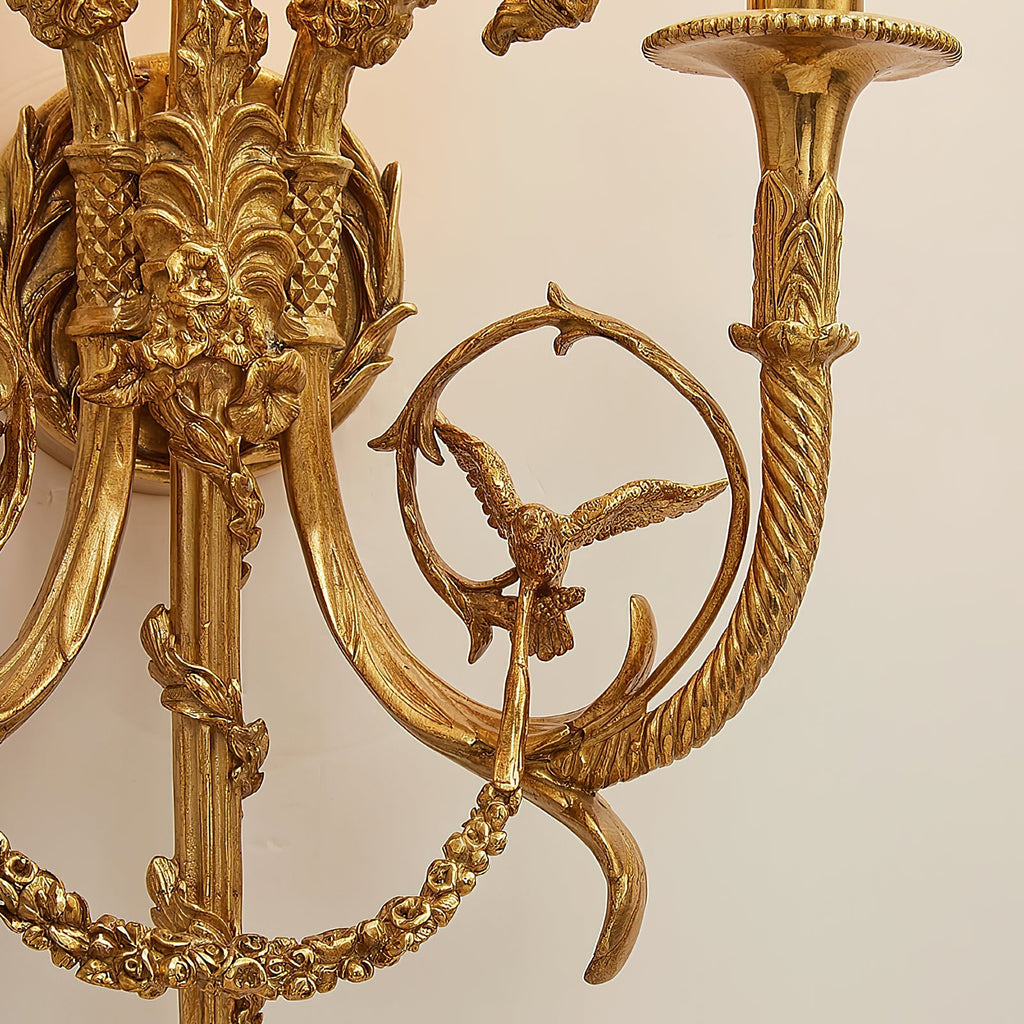 Lumetis Brass Wall Lamp