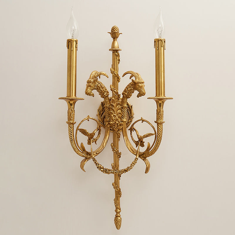 Lumetis Brass Wall Lamp