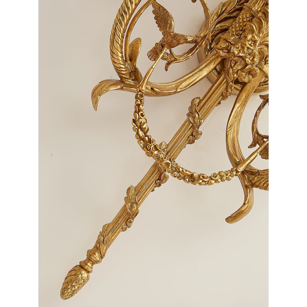 Lumetis Brass Wall Lamp