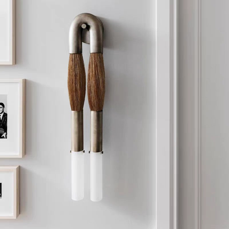 Horse Hair Wall Sconce-Vancei