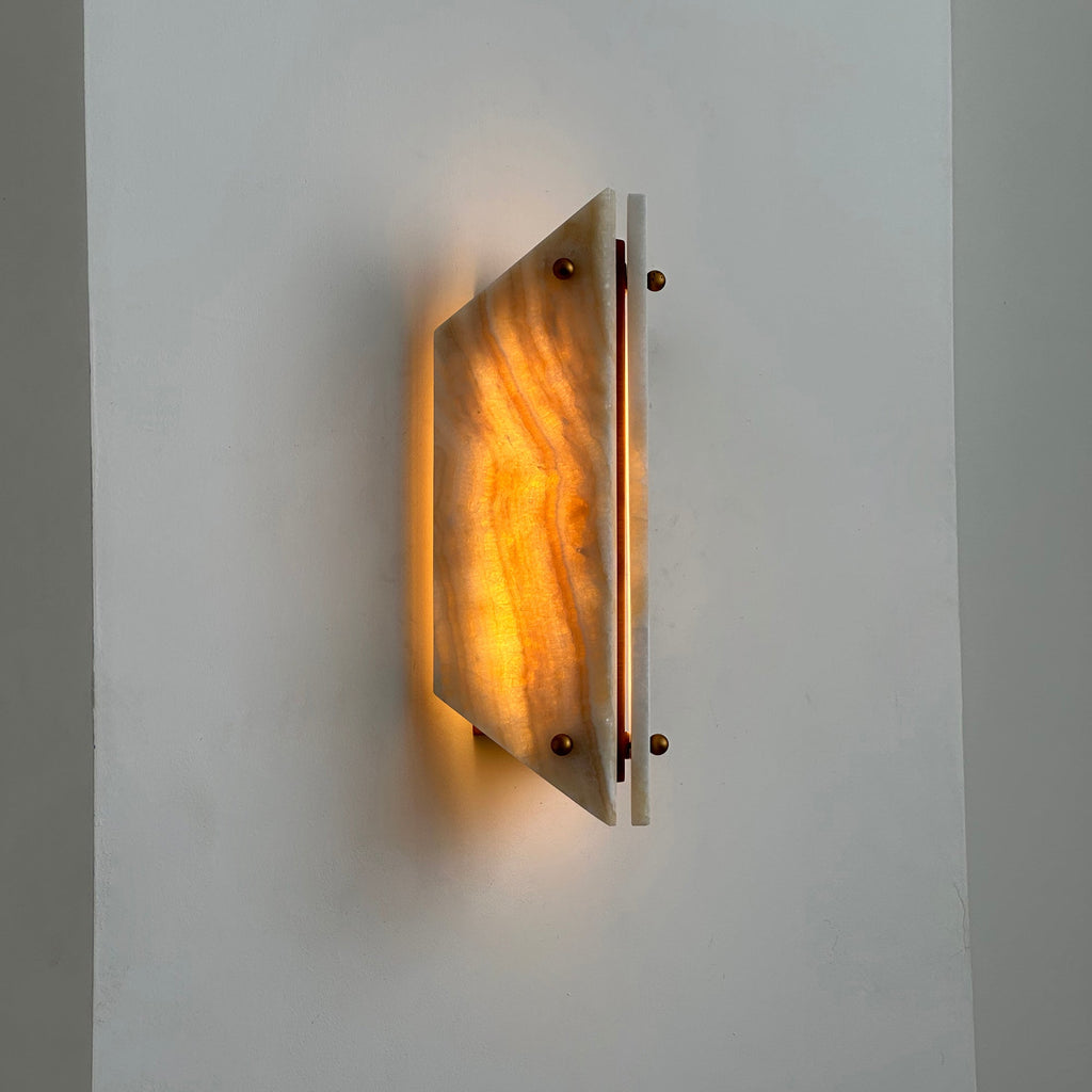 Vivien Alabaster Stone Wall Lamp