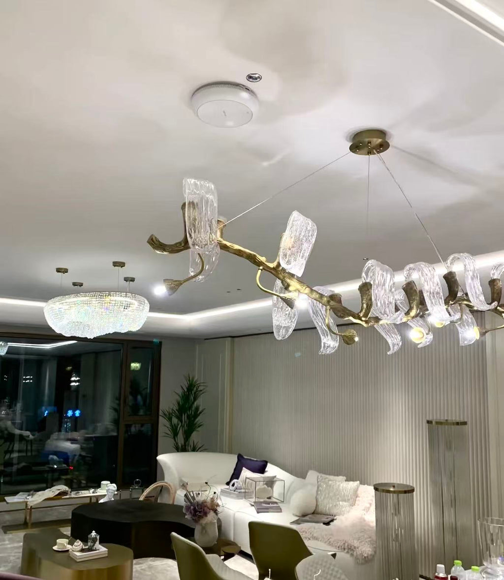 Icarus Wings Horizontal Branch Chandelier