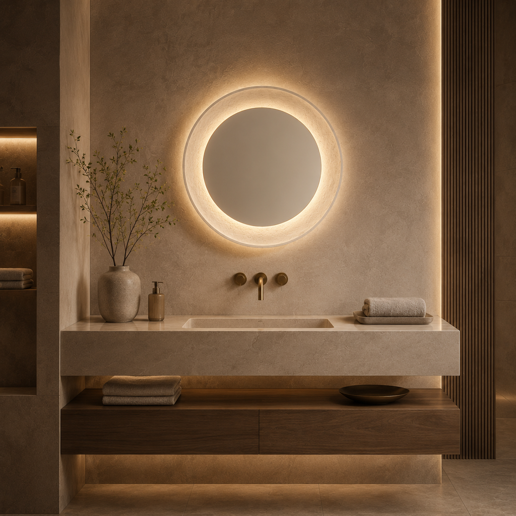 Jellyfish Fluid Mirror Light