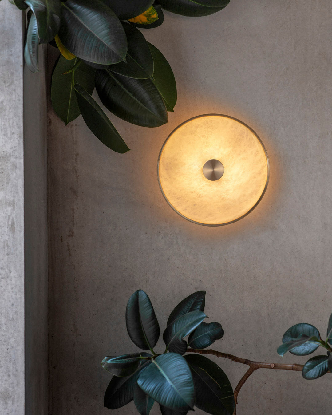 Beran Alabaster Wall Light, Large
