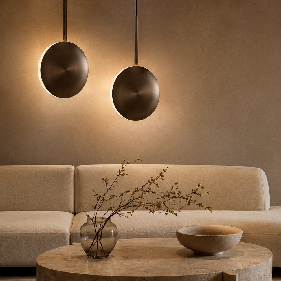 Comet Brass Pendant