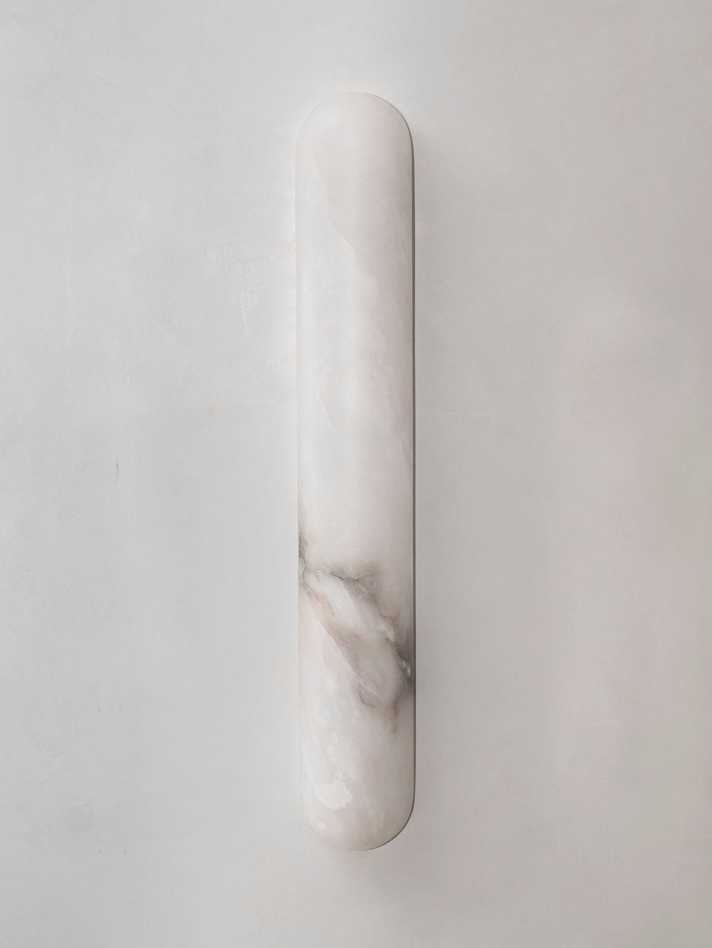 Alabaster Tubular Wide Wall Light, 65cm - Oasislives