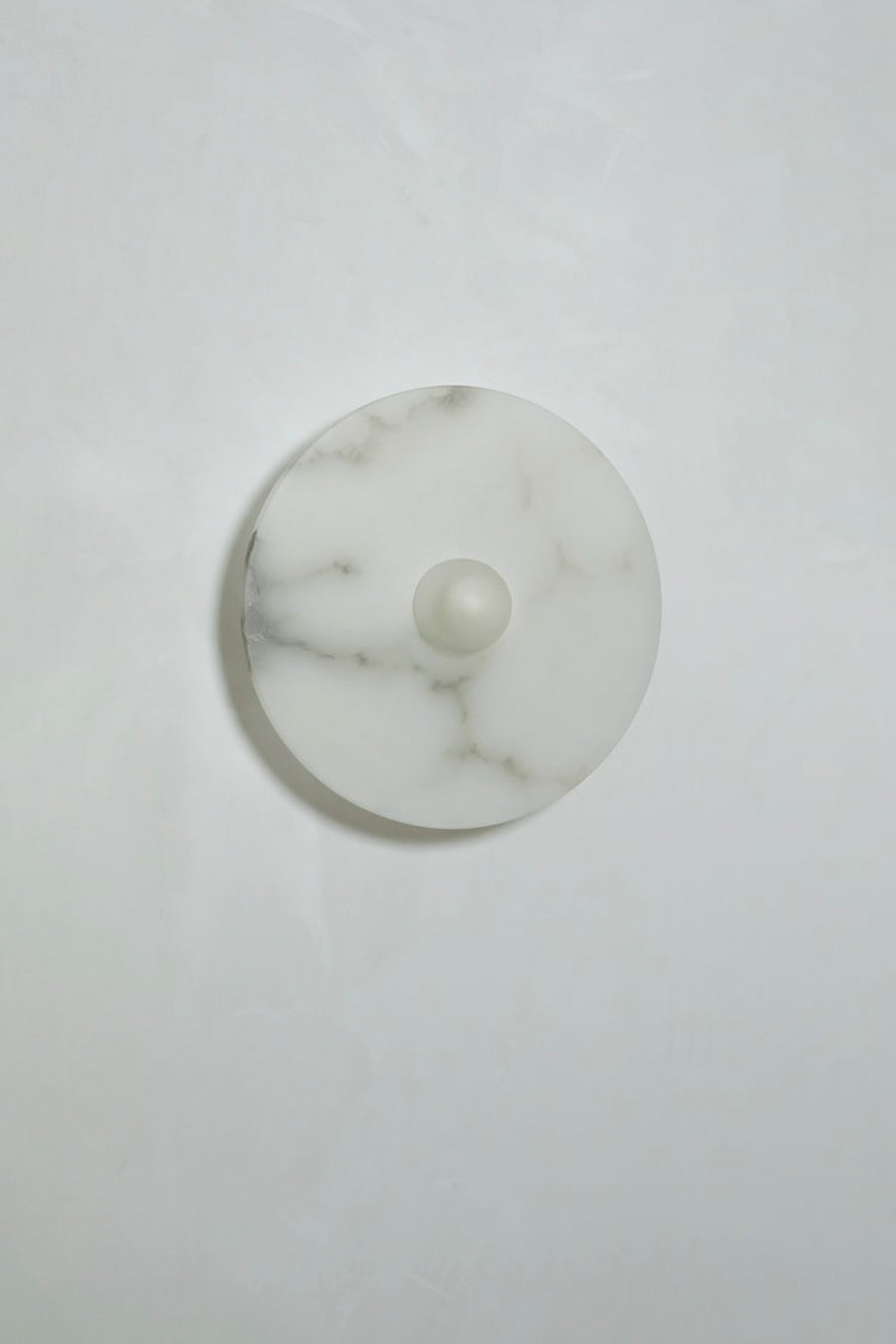 Alba Simple Alabaster Wall Light, 28cm