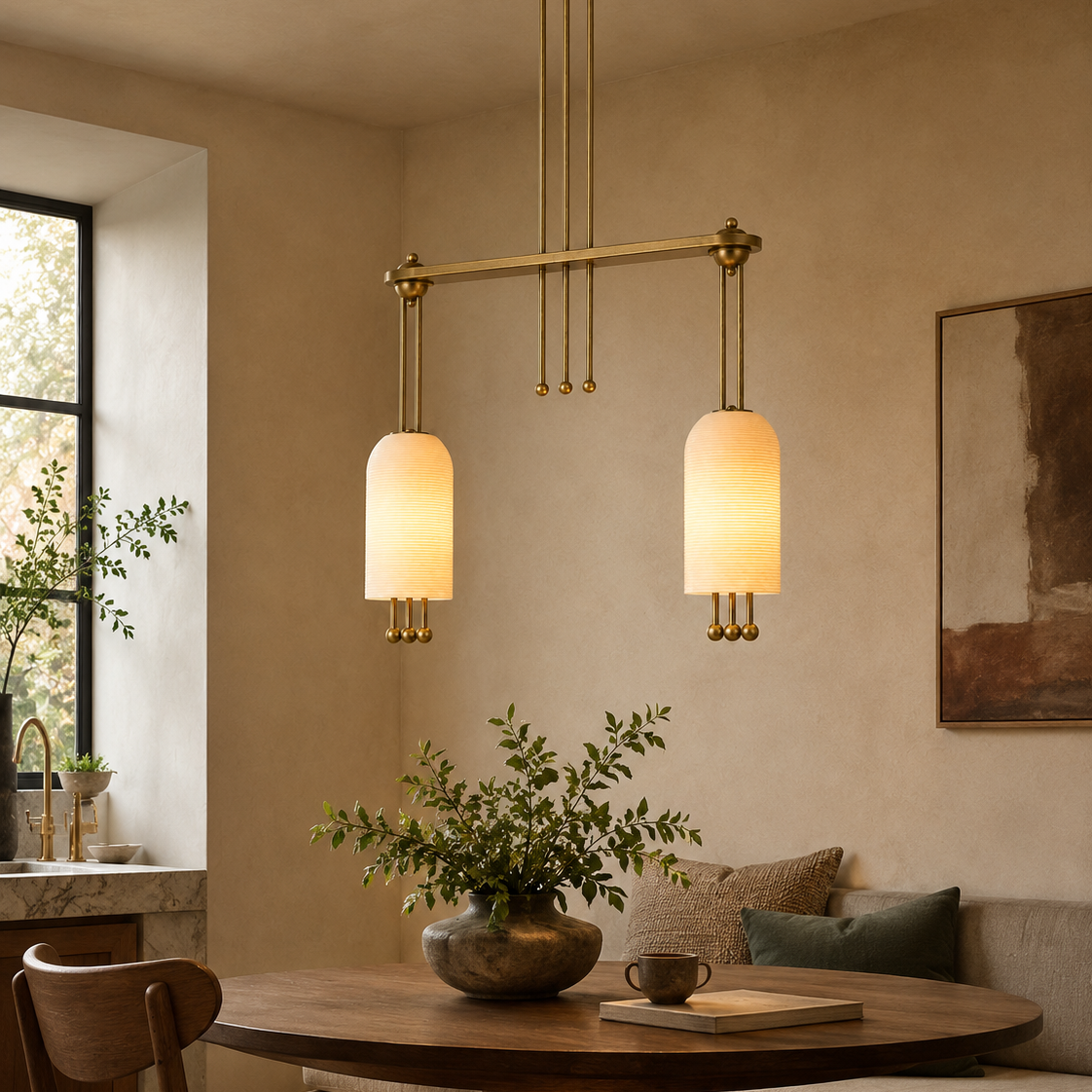 Aurora Porcelain 2-head Lantern