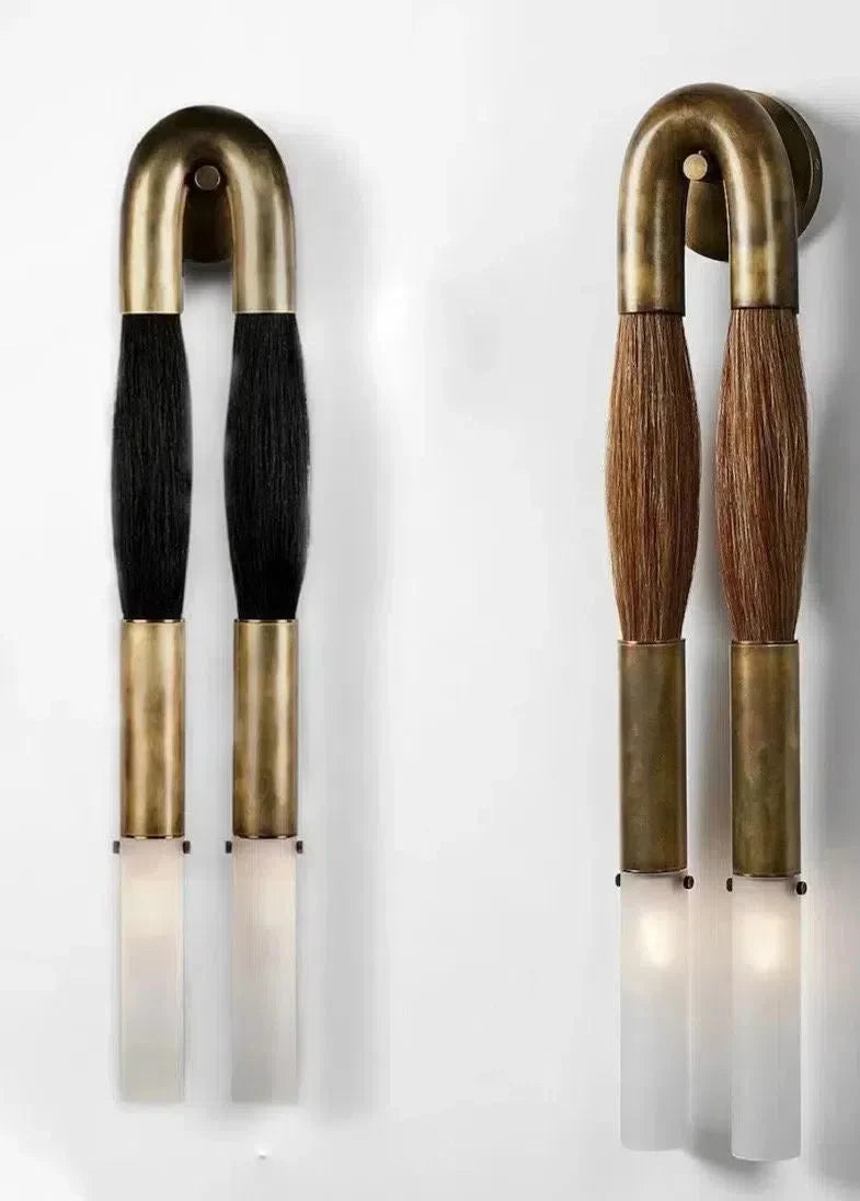 Horse Hair Wall Sconce-Vancei