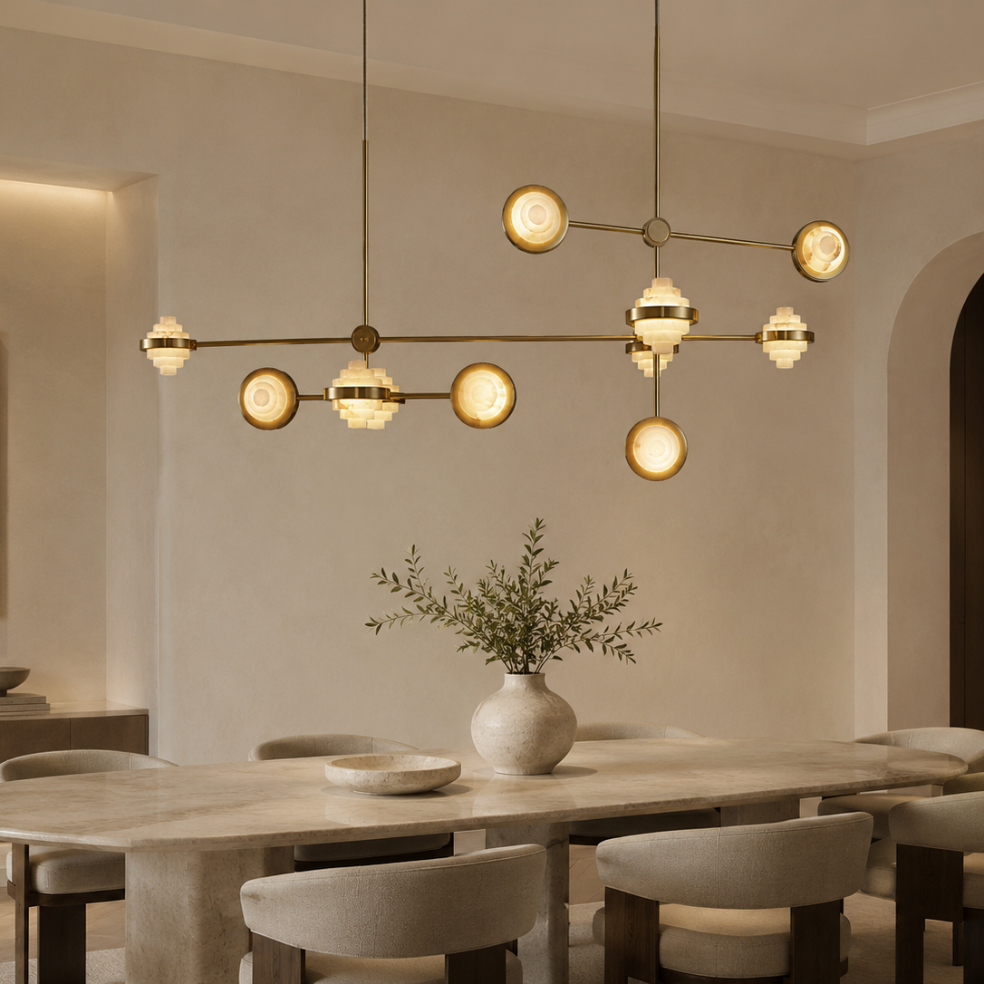Iris Complex Array Sculptural Chandelier