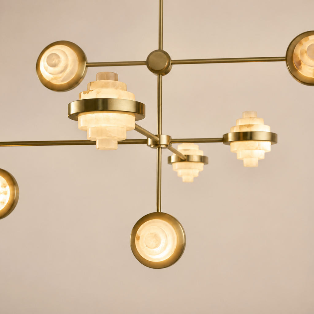 Iris Complex Array Sculptural Chandelier