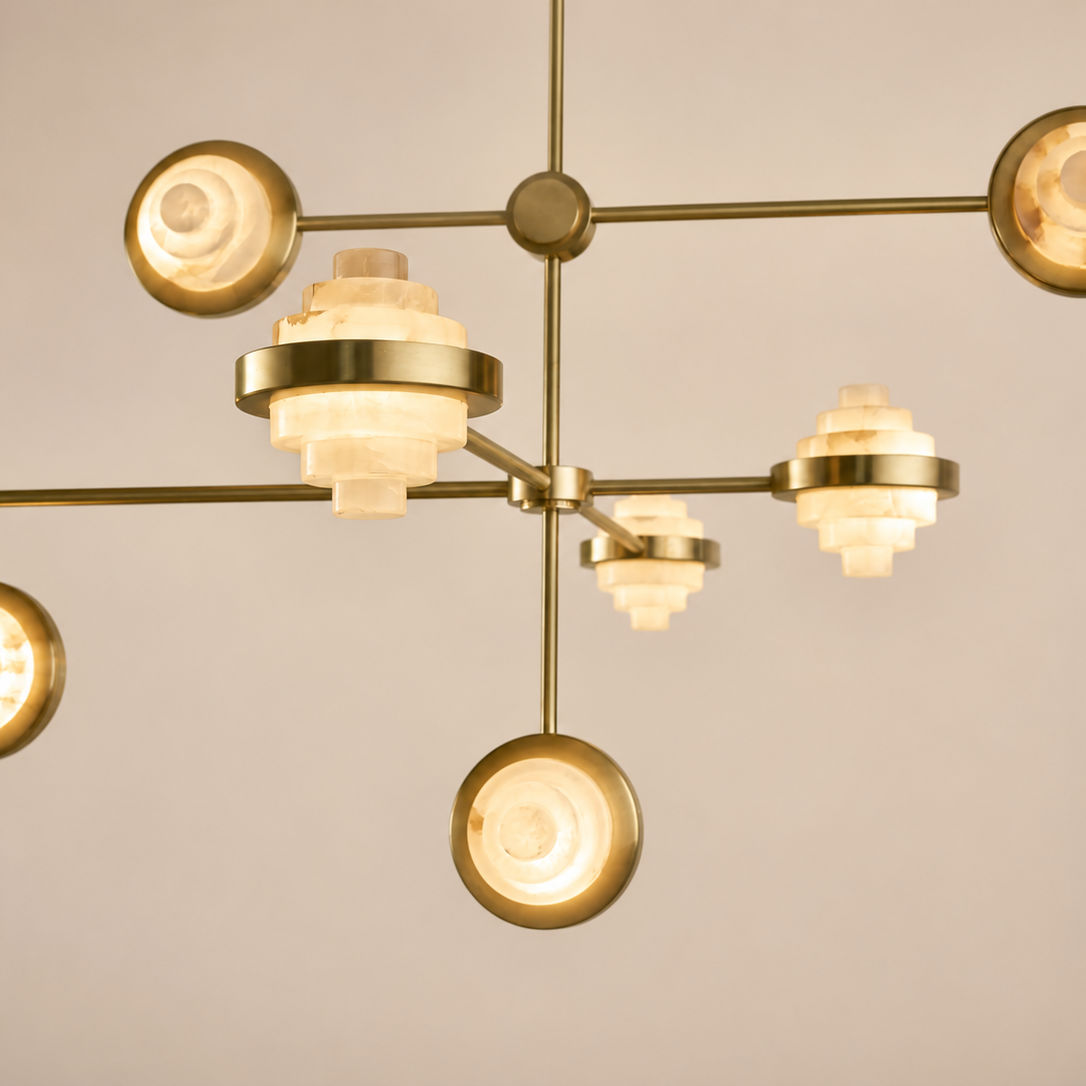 Iris Complex Array Sculptural Chandelier